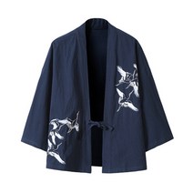 남성 일본 일식 쉐프복 조리복 일식 유니폼 자수 남자 라멘 일본풍 캐주얼 캐쥬얼 상의 5xl 4xl 3xl