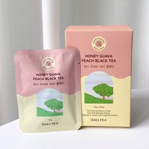 홍차 티백 구아바차 복숭아차 블렌딩티 블랙티 과일차 발효차 허브차 잎차 꿀차 허니 에이드 아이스티 밀크티 논커피 음료 저온건조 원적외선 로스팅, 1통
