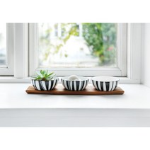 Cathrineholm 캐서린 홀름 스트라이프 컬렉션 다용도 그릇세트 (10cm x 3), 옐로우