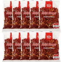 바우와우 모이스트 치킨버거 100g x10봉 강아지간식 훈련간식, 단품