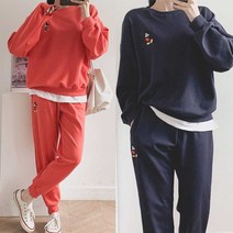 스몰미키자수 티셔츠바지세트)디즈니정품 셋업 맨투맨티셔츠 그림자수 츄리닝세트 트레이닝복 프린트나염 상하의 캐릭터