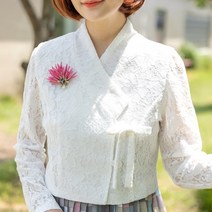[디얼마미] 하온 리본 저고리 / 저고리단품 미시옷 빅사이즈 엄마옷 생활한복 중년 여성 마담