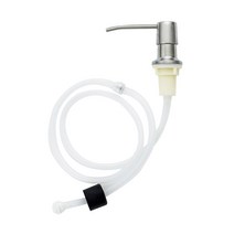 매립형주방세제디스펜서 Kitchen Sink Liquid Soap Dispenser 스테인레스 스틸 주방 액체 비누 디스펜서 펌, 03 304 Stainless Steel