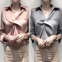 [파스텔] 앞꼬임블라우스 4컬러