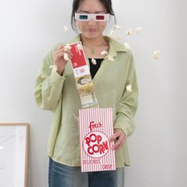 팝콘 반전 용돈 박스 [영화 티켓 어버이날 선물 부모님 돈 현금 봉투 생일 생신 칠순 환갑 박스], 단품