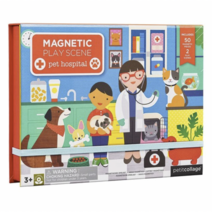 쁘띠꼴라쥬 (Petit Collage) 자석놀이 Magnetic Play Set - 동물병원, 1개