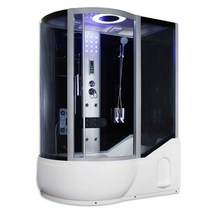 화장실 조립식 샤워부스 가정용 컨테이너 욕조가있는, 120x80 단순증기 미포함