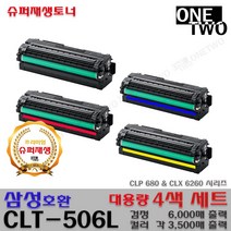 삼성 CLP-680 CLP-680dw CLP-680nd CLX-6260 프리미엄재생토너, 프리미엄_4색세트, 1개
