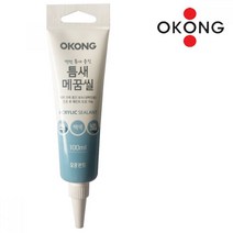 오공 틈새 메꿈씰 틈새충진 크랙보수 100ml 백색 okong acryle sealant _HIKT, - 오공 틈새 메꿈씰 100ml 틈새충진 크랙보수 실