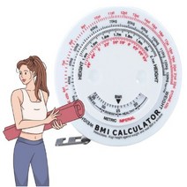 BMI 지수 측정 줄자 테이프 계산 비만도 체질량 관리, 상세페이지 참조