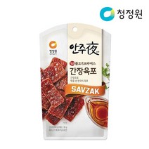 베스트식품 청정원 안주야 불고기브라더스 간장육포30g x5개, 단품, 30g