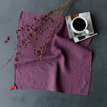 [바보사랑] 리노에리나 마농 리투아니아린넨 식탁매트 빈티지퍼플, 색상선택:오렌지, 상세 설명 참조