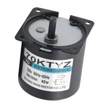 기어드모터 220v ac 40w 저속 70ktyz 영구 자석 동기 조정 가능한 방향 고 토크 저소음, 브래킷 포함 50rpm