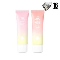 [조성아티엠] [16브랜드] 물분 톤업 크림 50ML (2종택1), 상세 설명 참조, 옵션:라이트피치