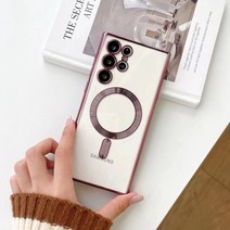 갤럭시 S23 케이스 울트라 고급 맥세이프 케이스 플러스 에어클로 베이직 마그네틱 무선충전 하드케이스