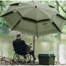 낚시파라솔 휴대용 민물 암막 자외선 차단 야외용, 지팡이우산2.0m레이크블루