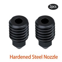Bambu lab 핫엔드 CHT 노즐 강화 스틸 노즐 업그레이드 500 °C x1c P1P 도금 구리, 0.8mm harden steel