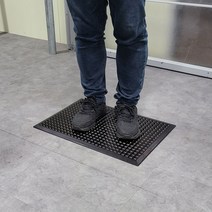 피로방지매트 산업용매트 카키 40x40 피로예방매트, 1개