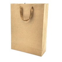 두꺼운 크라프트 종이봉투 튼튼한 긴 쇼핑백 선물 기프트백 대