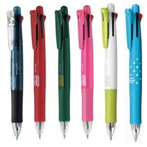 제브라 클립온멀티 B4SA1 멀티펜, 투명, 1개