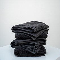 가치홈 국산 항균타올 40수코마사 호텔수건 당일발송, 먹색, 5매