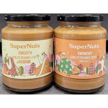 SuperNets 슈퍼너츠 피넛버터 460g (스무스 크런치 / 2종 택1) / 슈퍼넛츠 / 아르헨티나, 2.크런치, 1개