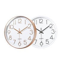 제일몰 소형 벽걸이시계 무소음 미니 벽시계, 화이트(대/30cm)