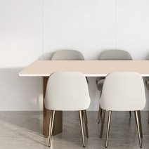 양면 가죽 방수 식탁보 모서리라운딩 5mm, 아이보리 + 브라운, 100 x 210 cm