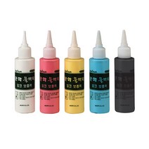 문화 더존 물백묵 잉크 보충액 (빨강), 빨강