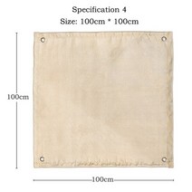 방화댐퍼 Barbecue Pad Fire Blanket Cam Fireproof Cloth Pit Mat Picnic BBQ High Temperature AntiScald Fla, [05] xcm