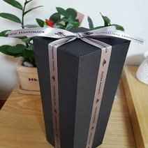 [캔들레이디] 캔들용기 - 공효진용기 (대), 포장박스 대 - 블랙, 1개