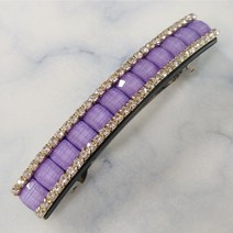 SUNNYDAY 국산 헤어 자동핀 호마이카 큐빅 반머리 반묶음 헤어핀 성인 여성 사각 머리핀 삔 QQ3