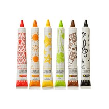 중탕없이 바로쓰는 데코펜 20g 6colors 택1 빨 주 노 초 갈색 블랙 크림펜 초코펜 쿠키 아이싱 케이크 레터링 데코 장식 베이킹재료 하나베이킹푸드, 1.레드