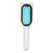 고양이 개 빗 브러시 제모 제거 플로팅 일회용 물티슈 제거 새끼 고양이 및 강아지 이동식 애완 동물 액세서리 청소, 파란색, 5.3x19.3cm