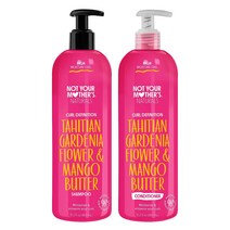 곱슬머리컬크림Not Your Mother's Naturals 컬 데피니션 샴푸 및 컨디셔너 (2팩) 450ml(15.2온스) 타, 06 Weightless Hydration