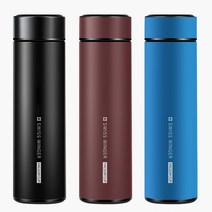 텀블러/인쇄가능/물병/최고급 스위스윙거 보온보냉 진공텀블러 500ml/보냉텀블러/티텀블러/스텐텀블러/거름, 블루