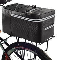 자전거 캐링백 가방 바구니 수납 뒷좌석 panniers 통근 12l 운반 팩 핸드백, 없음