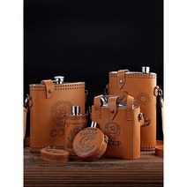 힙플라스크 가죽 스테인리스 양주 플라스크 위스키, 엘크2