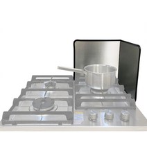 닷드 스테인레스 가스렌지 가림막 + 올샌딩 패킹마감 + 스텐클립, 1개