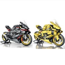취항 BM001 002 003 테크닉 바이크 BMW 1000RR 풀박스, 골드
