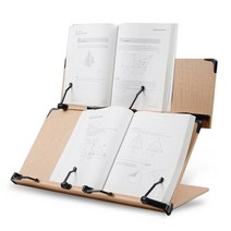 높이 각도 조절 원목 2단 독서대 가벼운 휴대용 미니 독서대, 본상품선택