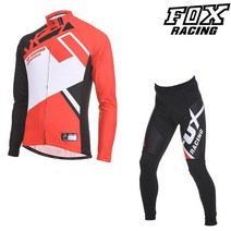 폭스레이싱 [폭스레이싱]사계절 세트(상의140+하의176)RED자전거의류