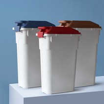 튼튼하고 깔끔한 슬림 핸들 쓰레기통, 슬림펌 핸들휴지통(30L)네이비