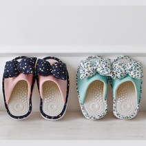 리본장식 지압마사지다이어트슬리퍼 공장사무실 쿠션