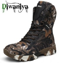 고어텍스스패츠 야외 사막 카모 통기성 하이킹 신발 봄 가을 남자 등산 내마모성 전술 훈련 부츠, 11, 05 02 Brown Cam_07 11