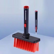 모니터후드24인치 모니터후드 모니터커버 키보드 클리너 청소 키트 브러시 5 인 1 PC 컴퓨터 에어팟 이어폰 키 캡 풀러, black Ordinary