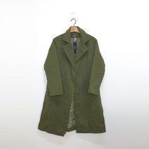 빈티지다온 빈티지 fashion 카키색 여성용 코트 XXL