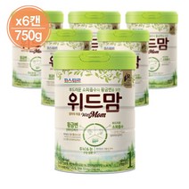 리뉴얼 [파스퇴르] 바른목장 위드맘 1단계 6캔 / 0-6개월