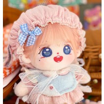 20cm 무속성 솜인형 여자 솜깅이 몸체 아이돌인형 목화솜 면 봉제인형 선물, 20cm(옷 제외), Zhou Shen (출생 증명서 포함)