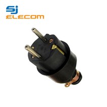 국내산 고무 꽂음 플러그 파워 코드 2P 16A 250V 일자 커버 전기 신주 기업 산업, 신주 고무 ㅡ자 플러그 2P 16A P2191